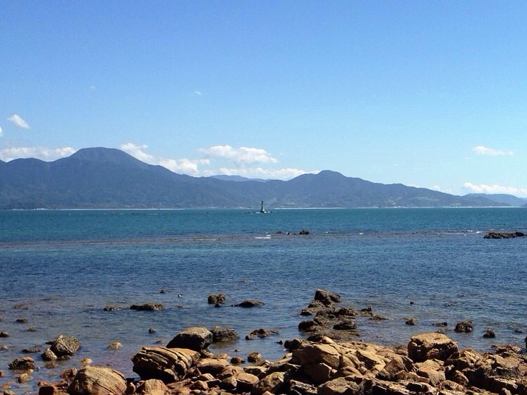 糸島の海の景色