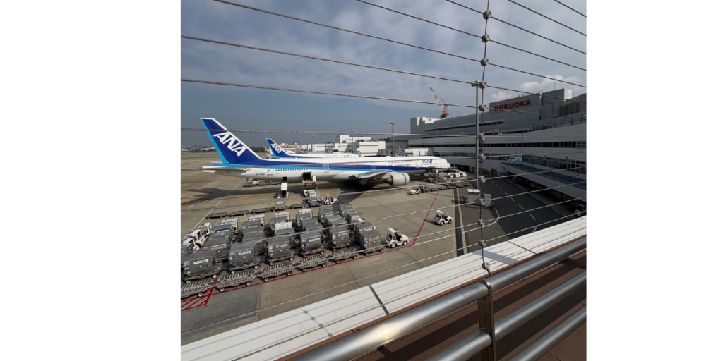 福岡空港 国内線 3階 展望デッキ 案内サイン