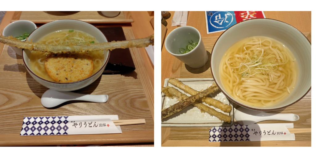 やりうどん福岡空港店のごぼう天うどんの画像
